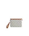 Celine Triomphe Shoulder Strap Handbag In White