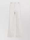 Celine Triomphe Signature Pants Featuring Gold-tone Hardware In White