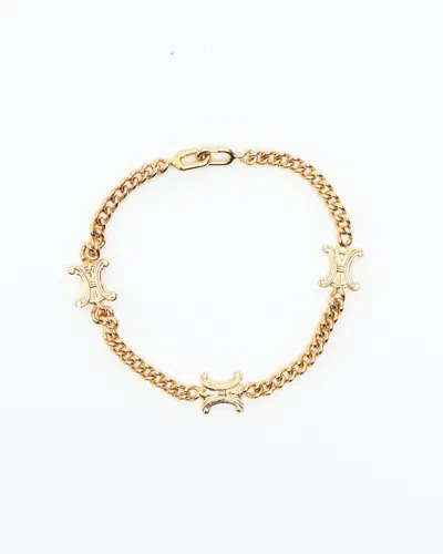 Celine Céline Triomphe Silver Bracelet