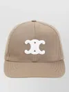 Celine Triomphe Six-panel Baseball Cap In Brown