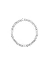 Celine Triomphe Small Bracelet In White