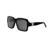 Celine Triomphe Smoke Square Ladies Sunglasses Cl40316u 01a 60 In Black