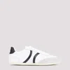 Celine Optic White Calf Leather Triomphe Sneakers In Multi