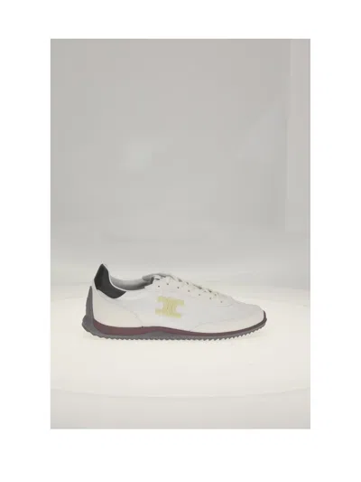 Celine Triomphe Sneakers In White