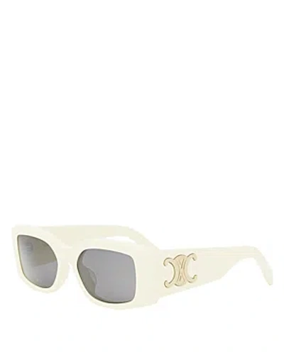 CELINE TRIOMPHE SQUARE SUNGLASSES, 53MM