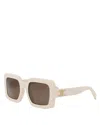 Celine Triomphe Cl40304u 25e In Ivory/brown