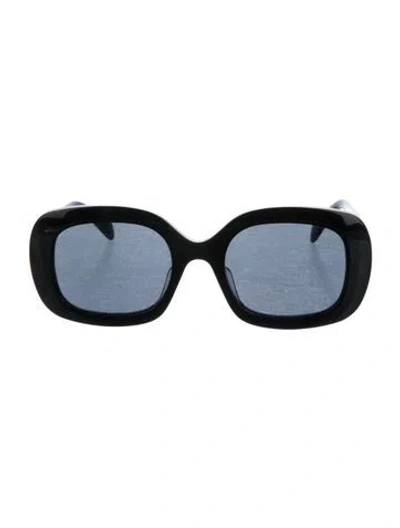 Pre-owned Celine Triomphe Square Sunglasses In Black