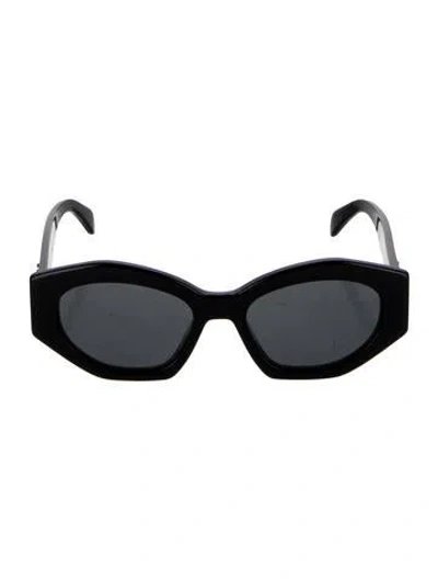 Pre-owned Celine Triomphe Square Sunglasses In Black