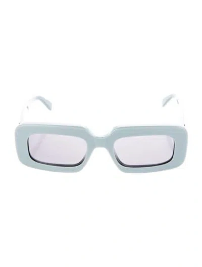 Pre-owned Celine Triomphe Square Sunglasses In Blue