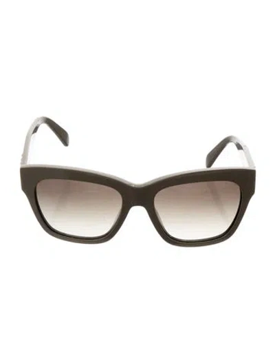 Pre-owned Celine Triomphe Square Sunglasses In Gray