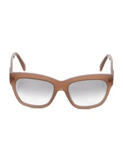 Pre-owned Celine Triomphe Square Sunglasses In Neutral