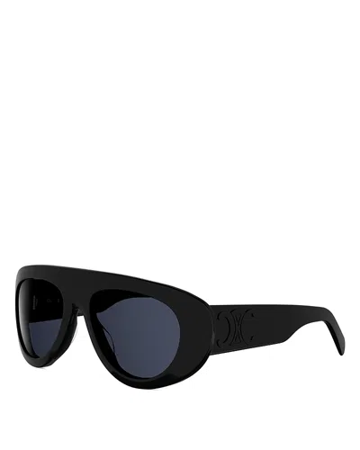 Celine Aviator-style Acetate Sunglasses In Black
