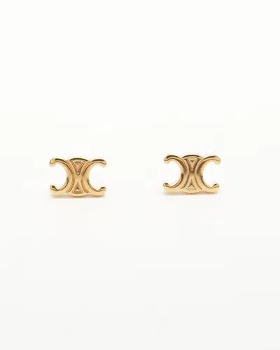 Celine Céline Triomphe Studs Earrings