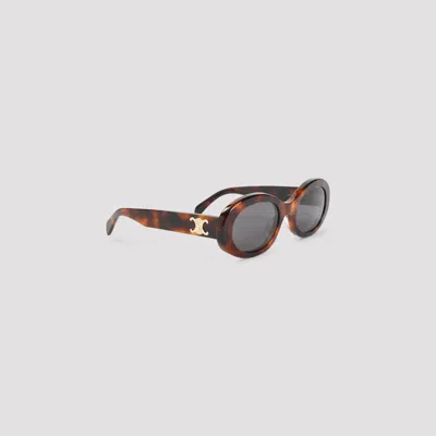 Celine Oval-frame Tortoiseshell Acetate Sunglasses