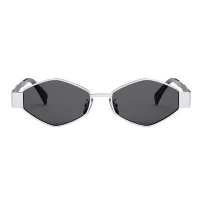 Celine Triomphe Sunglasses In Oro/verde