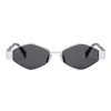 Celine Cl40254u Sunglasses In Argento/grigio