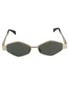 Celine Cl40254u Sunglasses In Oro/verde