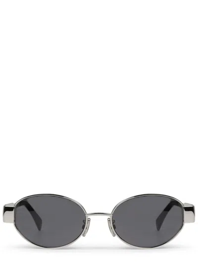 Celine Triomphe Sunglasses In Silver