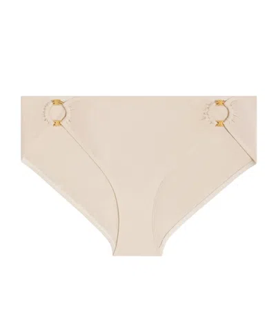 Celine Triomphe Swimming Trunks In Desert-colored
