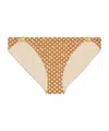 Celine Triomphe Swimsuit Bottom In Triomphe Matte Jersey In Neutral