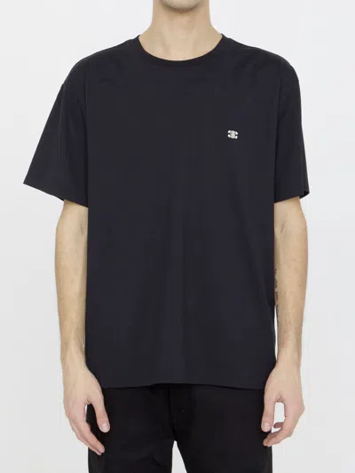 Celine Triomphe T-shirt In Black