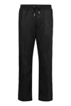 Celine Triomphe Techno Fabric Track Pants In Black