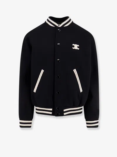 CELINE TRIOMPHE TEDDY WOOL BOMBER