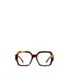 Celine Triomphe Tortoiseshell-effect Square-frame Glasses In Black