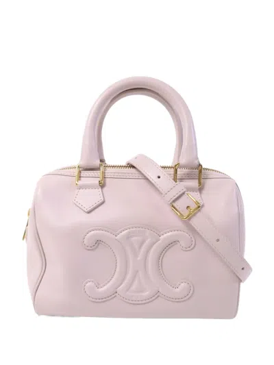 Pre-owned Celine Triomphe Tote Bag In Pink