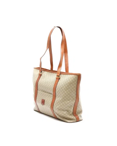 Celine Céline Triomphe Tote Bag In Neutral