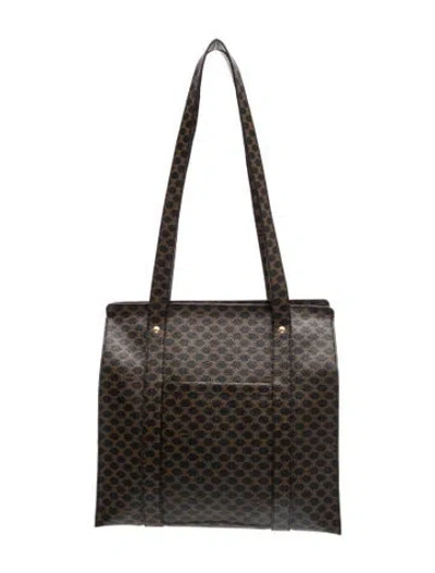Pre-owned Celine Triomphe Tote In Brown