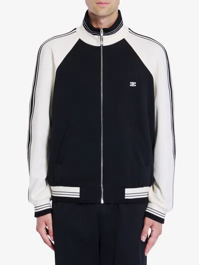 Celine Triomphe Track Jacket In Black | ModeSens