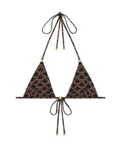 CELINE TRIANGLE TOP IN MONOGRAM MATTE JERSEY