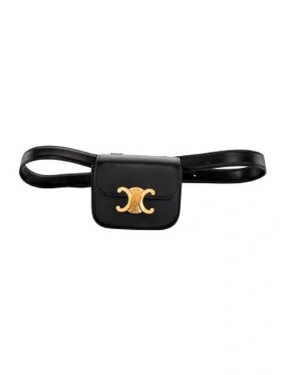 Pre-owned Celine Triomphe Triomphe 2023 In Black