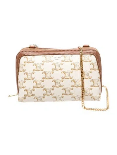 Pre-owned Celine Triomphe Triomphe 2023 In Neutral