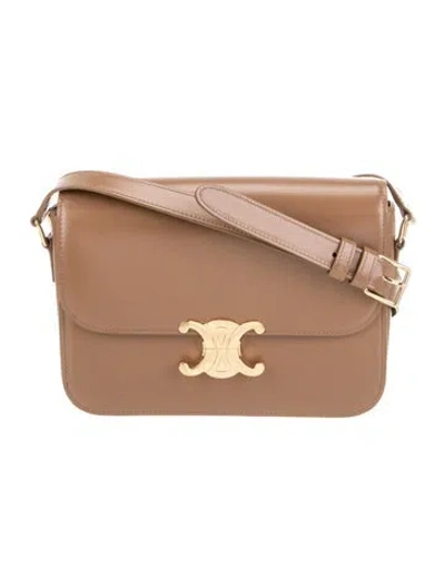 Pre-owned Celine Triomphe Triomphe Medium 2024 In Neutral