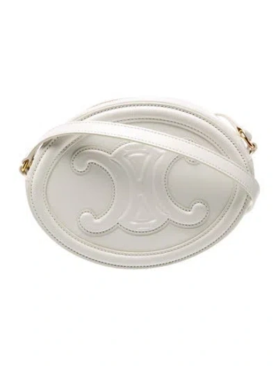 Pre-owned Celine Triomphe Triomphe In Neutral