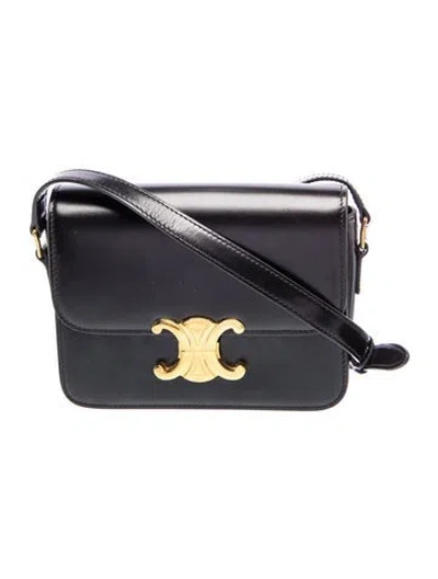 Pre-owned Celine Triomphe Triomphe Teen 2023 In Black