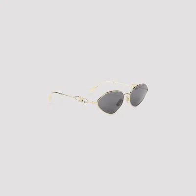Celine Triomphe Wire Sunglasses In Gray