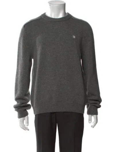 Pre-owned Celine Triomphe Wool Pullover In Gray
