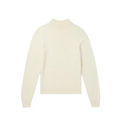 Celine Triomphe Wool Sweater Men In White