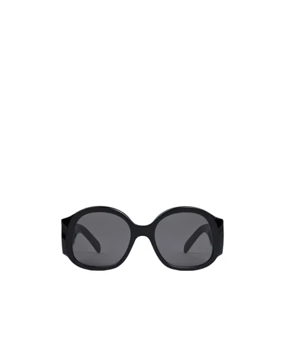 Celine Triomphe Xl02 Sunglasses In Black