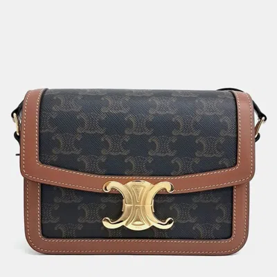 Pre-owned Celine Triumph Bag Small In Brown