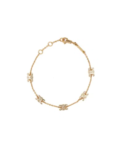 Celine Céline Triumph Bracelet In Gold