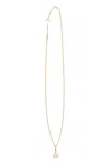 Celine Triumph Necklace Solitaire Sparkle In Gold