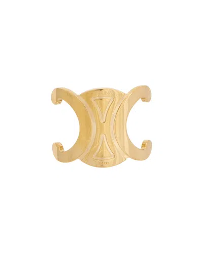 Celine Ring For Scarf Or Bag Triomphe In Gold
