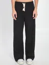 Celine Drawstring Casual Pants In Black