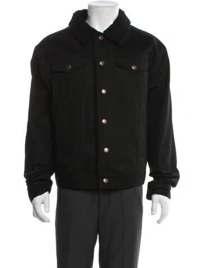 Pre-owned Celine Trucker Jacket In Black