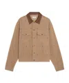 Celine Trucker Jacket In Brown