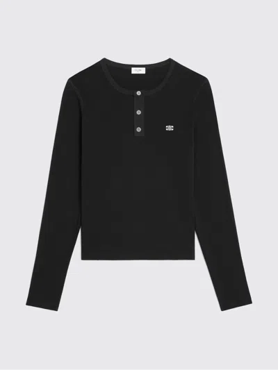 Celine T-shirt Men  In Black